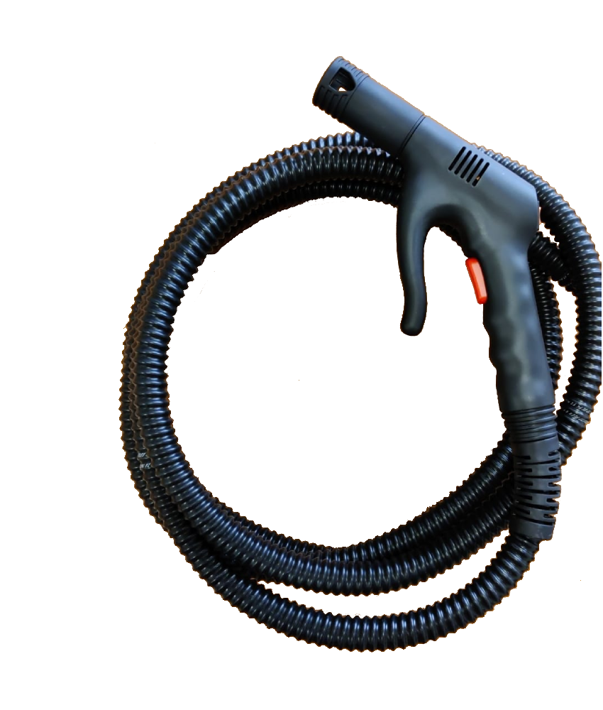 Steam hose without plug